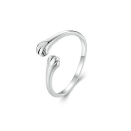 Silberring, größenverstellbar