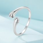 Silberring, größenverstellbar