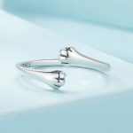 Silberring, größenverstellbar