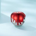 Silberanhänger, Apfel