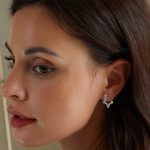 Silberohrringe, Weihnachtsstern