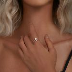 Silberring mit Perlen