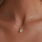 Silberne Halskette mit Faultier-Anhänger