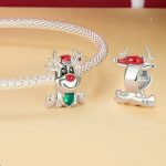 Silberanhänger, Weihnachtshirsch