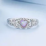 Ezüst gyűrű, vintage stílus, 6-os méret