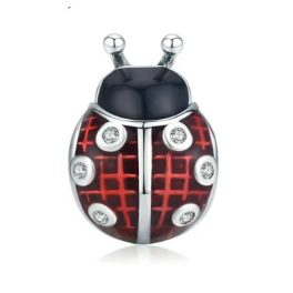 Silberanhänger, Marienkäfer