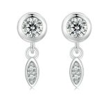 Silberne Ohrringe, Anhänger