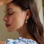 Silberohrringe, Schmetterling