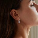 Silberohrringe, Schmetterling