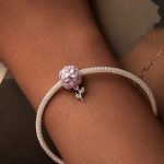 Silberanhänger, Hortensie