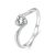 Silberring, herzförmig, Größe 6