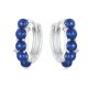 Silberohrringe mit Lapislazuli