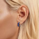 Silberohrringe mit Lapislazuli