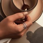 Silberring, dreifach gedreht