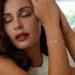 Silberarmband mit Herz