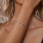 Silberarmband mit Herz