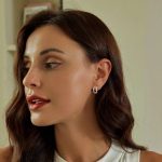 Silberohrringe mit Kristallen