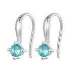 Ezüst fülbevaló, csillag