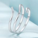 Ezüst gyűrű, állítható