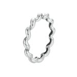 Ezüst gyűrű, csavart, 8