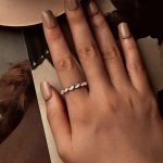 Ezüst gyűrű, csavart, 8