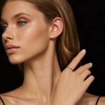 Ezüst gyűrű rózsával