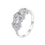 Ezüst gyűrű cirkóniumkristállyal, 7-es méret