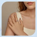 Ezüst gyűrű kék szívvel, állítható méret