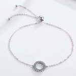 Ezüst karkötő, vintage stílus, ezüstszínű