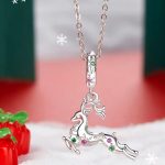 Ezüst charm, szarvas