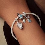 Ezüst charm, hóember