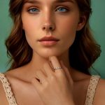 Ezüst női gyűrű, 8