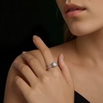 Ezüst gyűrű virággal, 8