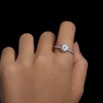 Ezüst gyűrű virággal, 8