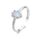 Ezüst gyűrű, állítható