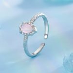 Ezüst gyűrű, állítható