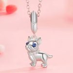 Ezüst charm, bulldog