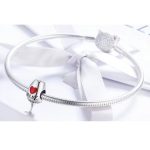 Ezüst charm, borospohár