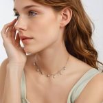 Ezüst nyaklánc gyöngyökkel