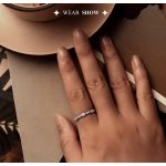 Ezüst női gyűrű, opál, 7