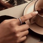 Ezüst női gyűrű, opál, 7