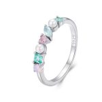 Ezüst gyűrű kövekkel, 6