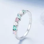 Ezüst gyűrű kövekkel, 7