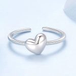 Ezüst gyűrű, minimalista