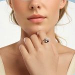 Ezüst gyűrű gyönggyel, állítható méret