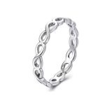 Ezüst gyűrű a végtelen jelével, 6-os méret