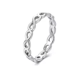 Ezüst gyűrű a végtelen jelével, 8-as méret