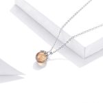 Silberne Halskette mit Eichelanhänger