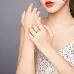 Silberring, geflochten