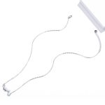 Silberne Halskette mit Katzenanhänger